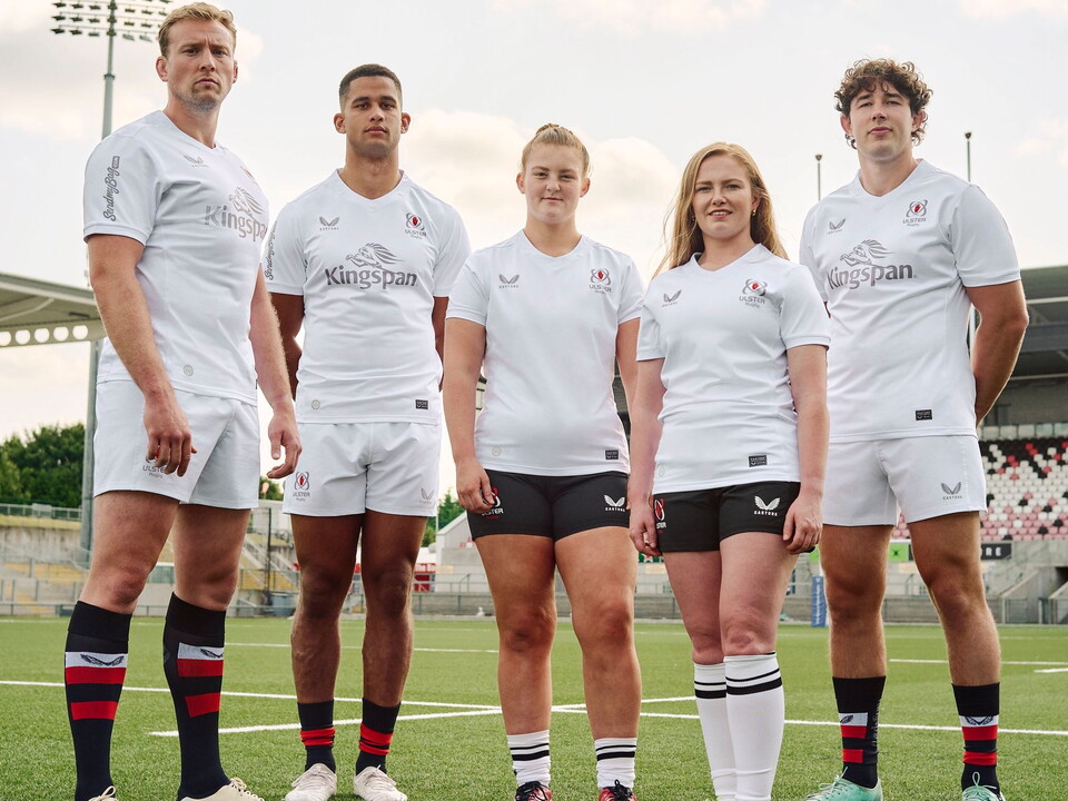 Together with new kit partner Castore, the club is today revealing this season’s playing kits, with special recognition throughout the designs for the centenary of Ulster Rugby’s home ground.