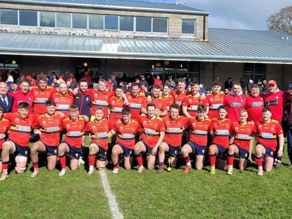 A massive congratulations to Ballyclare who will enter the All Ireland League after an exciting game of rugby against Monkstown on Saturday.