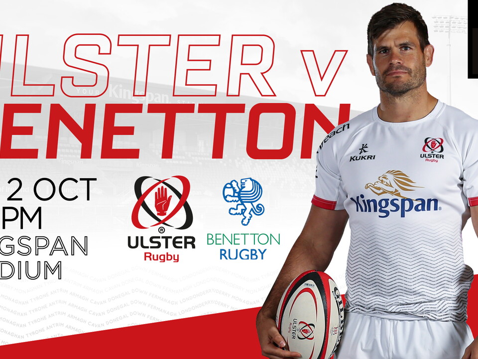 Just two weeks after Ulster took on Leinster in the 2019/20 Final, the 2020/21 Guinness PRO14 Championship kicks off at Kingspan Stadium on Friday night with the Ulster men hosting Italian side, Benetton Rugby.