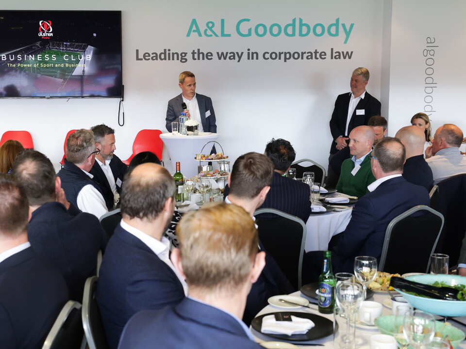 Ulster Rugby has announced a star-studded panel of speakers for the inaugural members’ event of the Ulster Rugby Business Club, in association with A&L Goodbody.