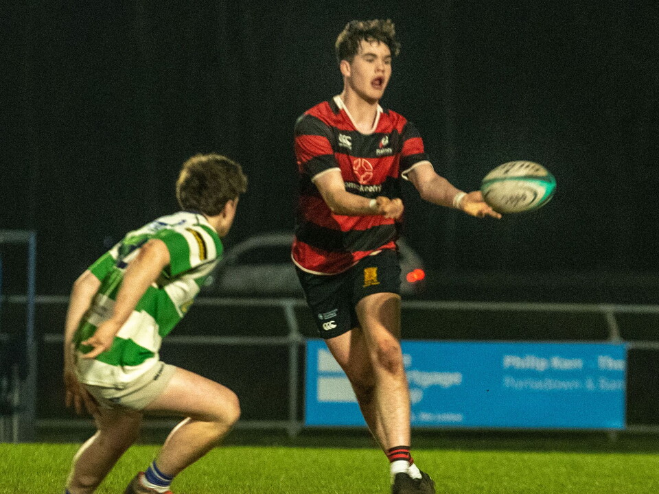 The third of this season’s group stage games got underway in the Nutty Krust U18 Tournament under the floodlights at a cool, but dry, Chambers Park when Omagh Accies U18 played Rainey U18 on Wednesday evening in second of the Group B games.