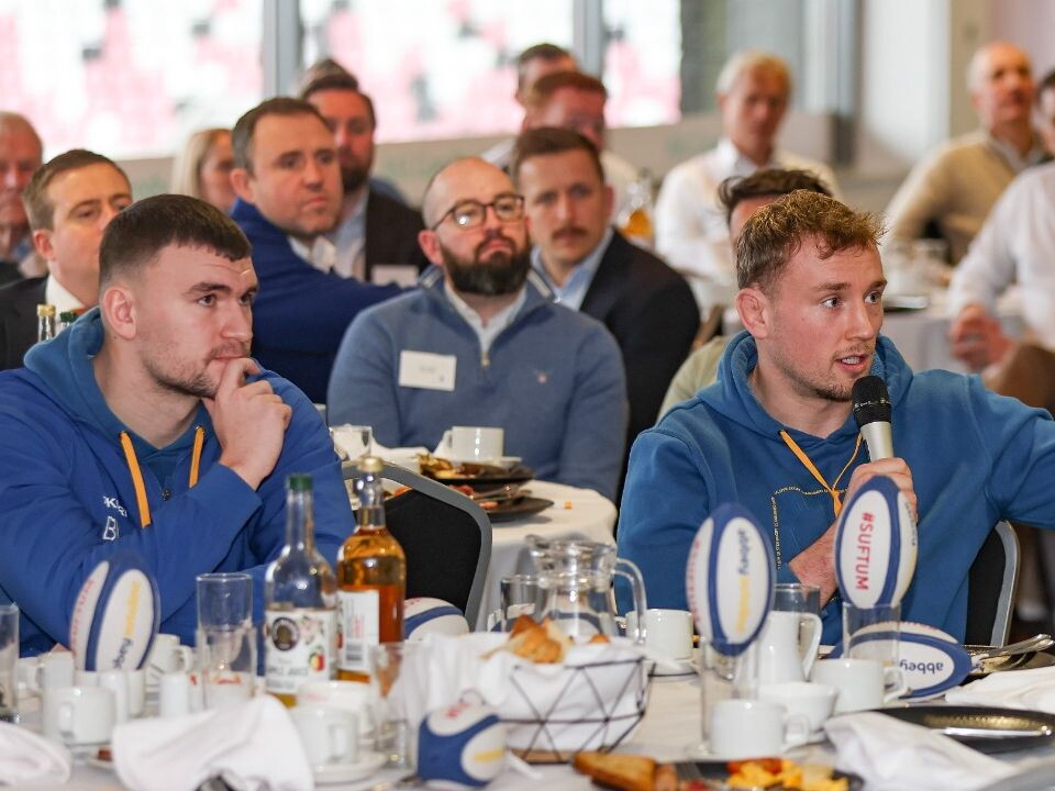 The event heard from a range of guest speakers, as the club and business community came together to have breakfast, network and celebrate 100 years of Ravenhill.