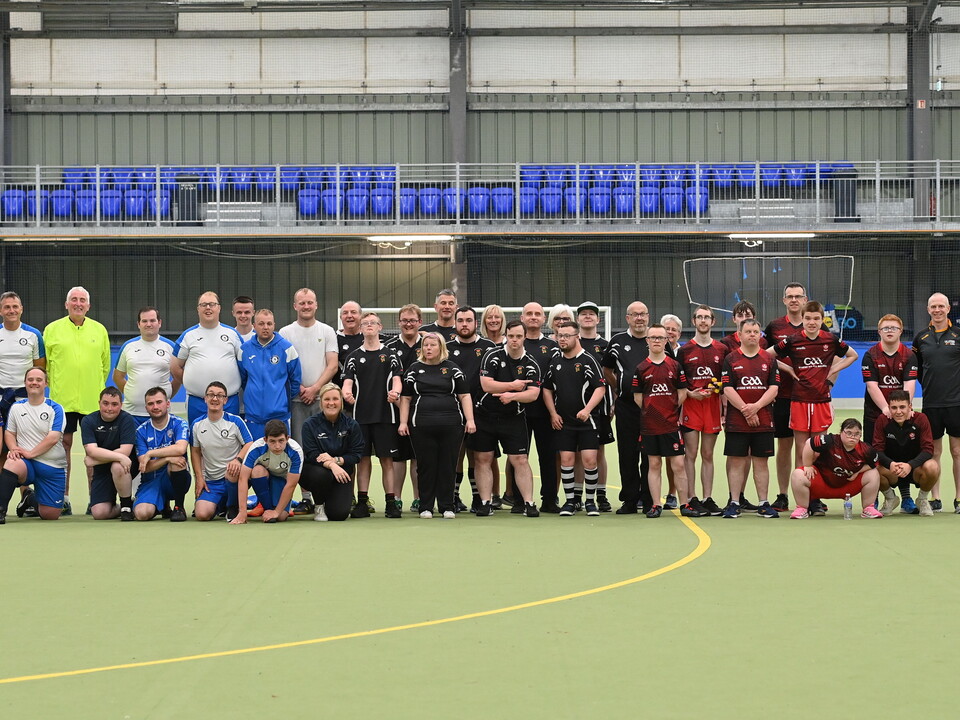 Ulster Rugby in association with Irish FA and Ulster GAA hosted an Inclusive Game of 3 Halves at Meadowbank Arena in Magherafelt recently.