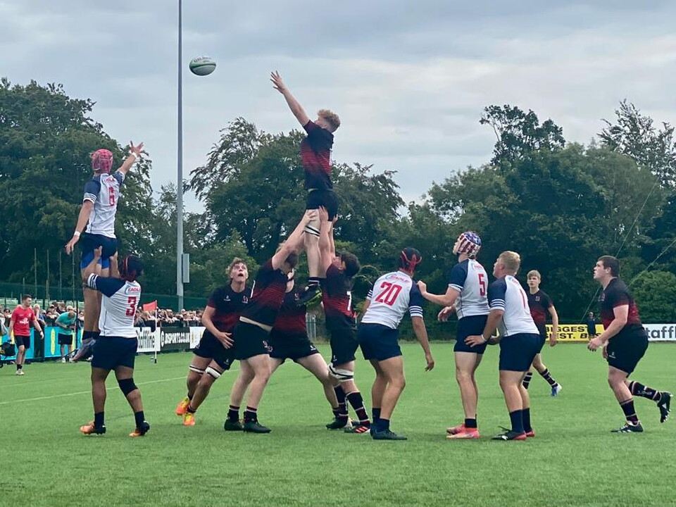 Four age-grade teams were in action on Friday afternoon, all against USA touring team, EIRA (Eagle Impact Rugby Academy) at Queen’s Sport and Newforge Country Club.