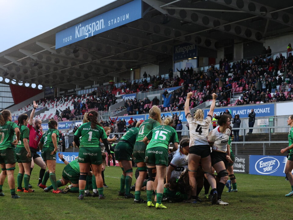 Deloitte Ulster Women staged a superb second half comeback to secure a losing bonus point at Kingspan Stadium in Round 2 of the Vodafone Women's Interprovincial Championship.