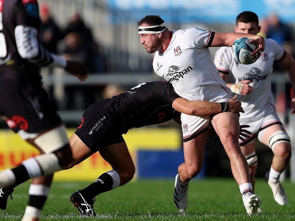 Ulster held off a late Cell C Sharks surge to claim victory and a URC home quarter-final in two weeks’ time.