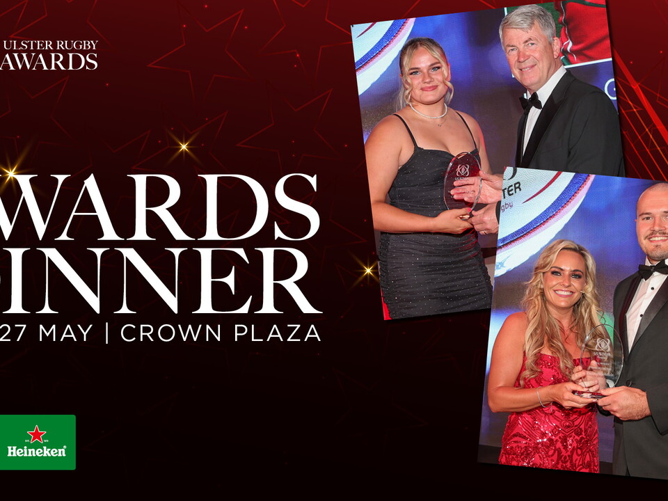 Celebrate the season in style and join us for an unforgettable evening at the 2025/26 Heineken Ulster Rugby Awards Dinner.
