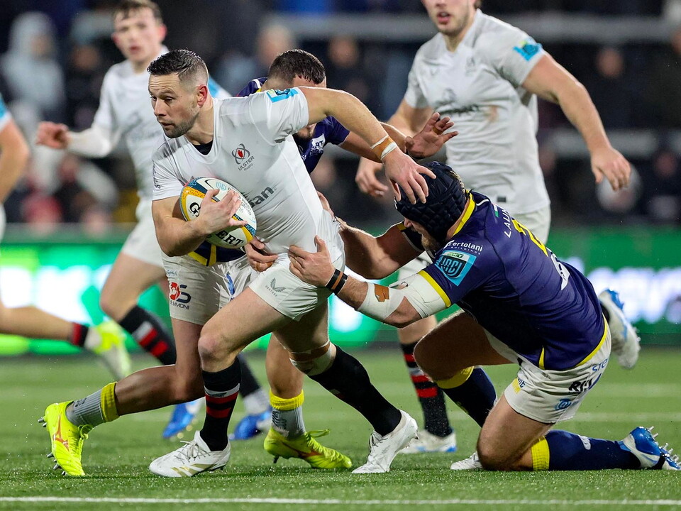 Ulster had to settle for a losing bonus point, as they fell just short to Zebre Parma in Round 10 of the United Rugby Championship clash at a wet and windy Kingspan Stadium.