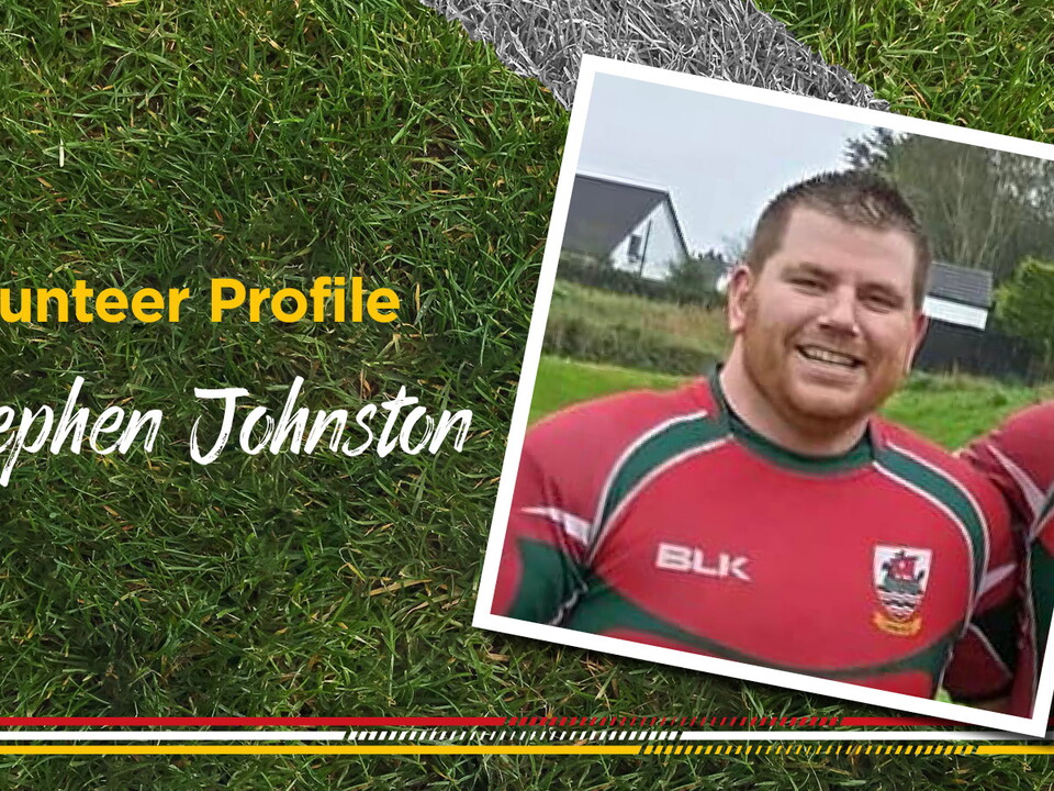 Stephen has been volunteering at his club, Larne RFC for over 10 years, here's what he had to say....