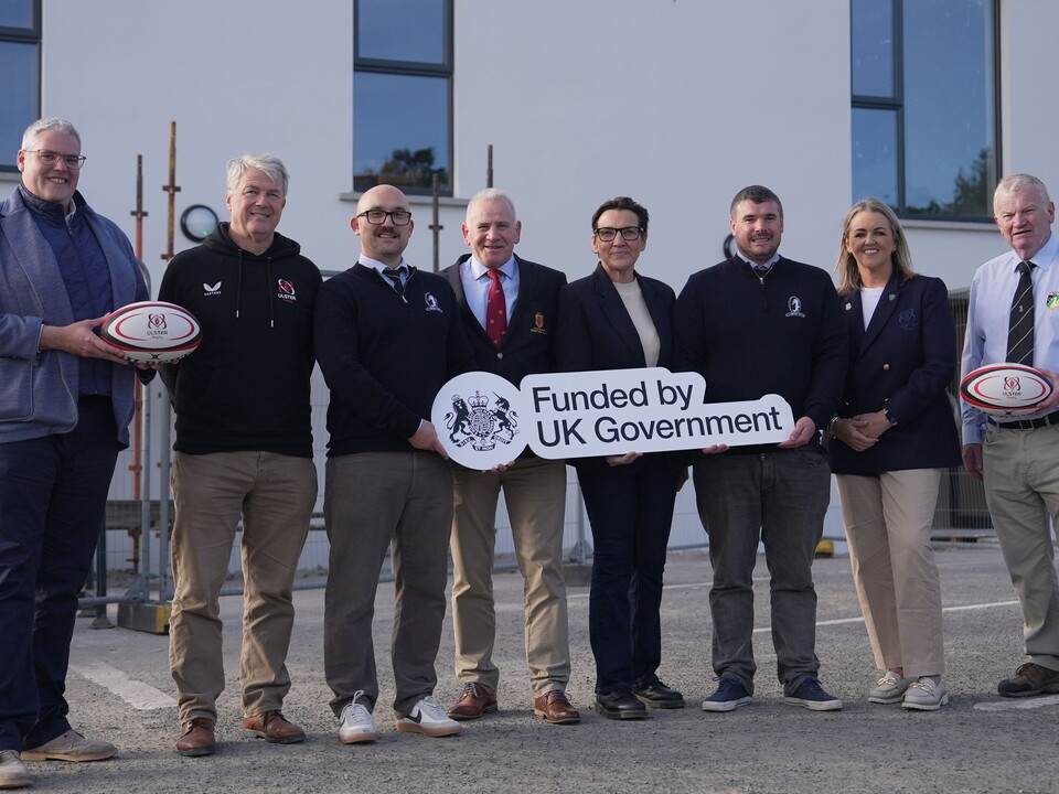 Ulster Rugby has welcomed representatives from the UK Government to Ballynahinch RFC and Lisburn RFC to highlight the positive impact of the ‘Club Capital Improvement Project’.
