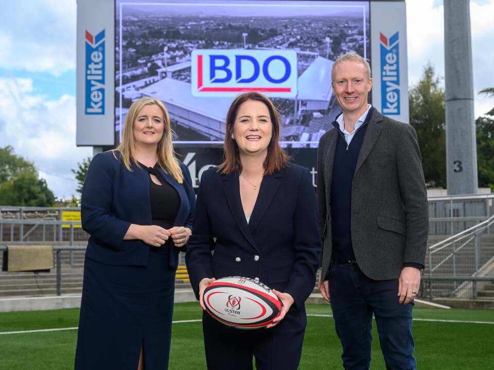 Local accountancy and business advisory firm, BDO Northern Ireland (BDO NI), has signed a three-year contract as an official partner of Ulster Rugby.