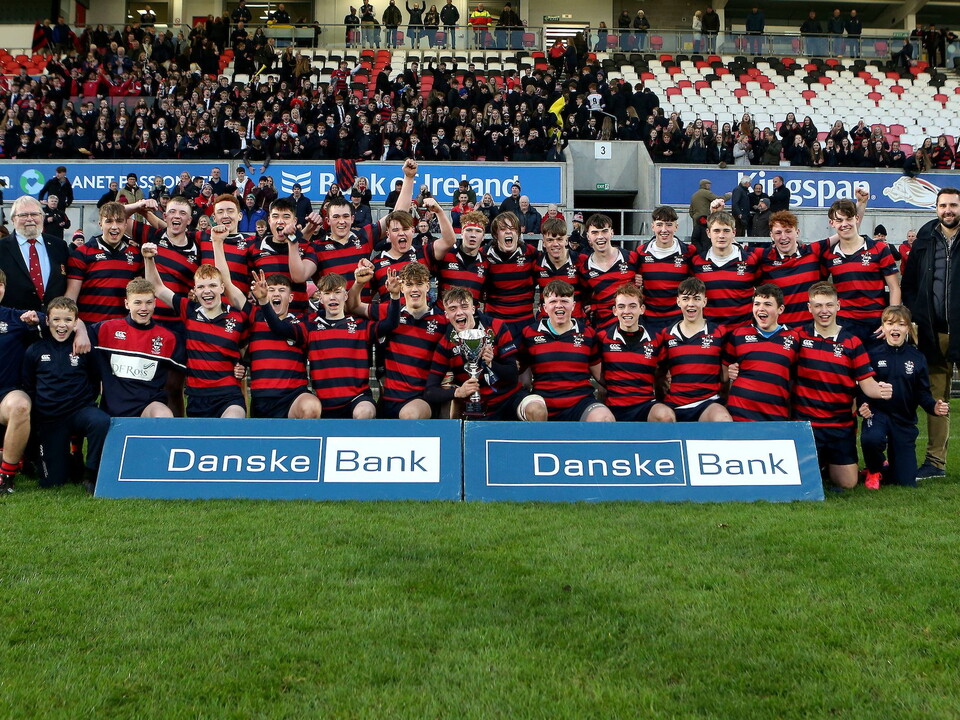 Ballymena Academy have won the first ever Danske Bank Ulster Schools’ U16 Cup Final by beating Methodist College Belfast 29-17 at Kingspan Stadium.