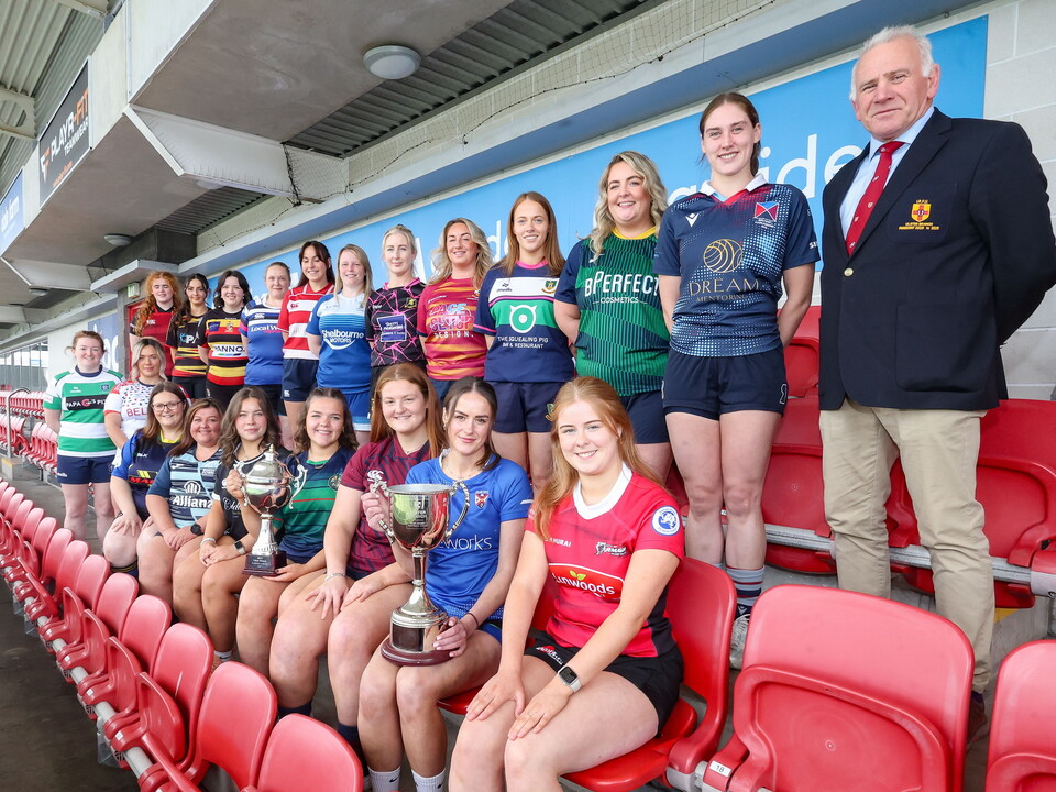 Ahead of the Women’s Junior Cup kicking off for Premiership clubs, and the Suzanne Fleming Cup for Championship clubs, the clubs involved in the competitions from across the province came to Affidea Stadium for the draws.