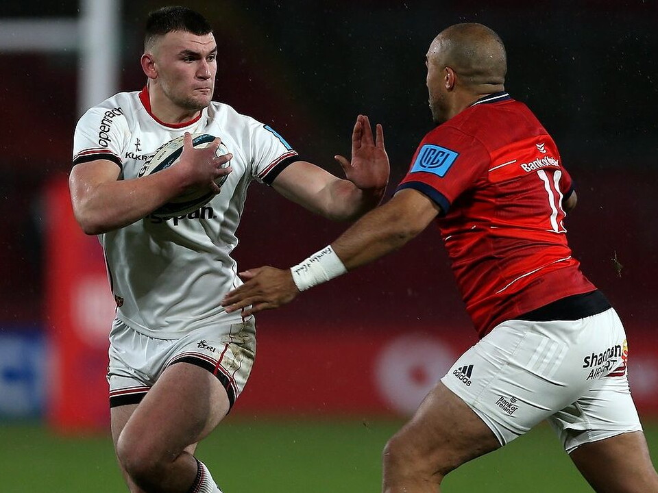 Ulster were defeated by Munster at a wintry Thomond Park, after a bruising tussle on Saturday evening.