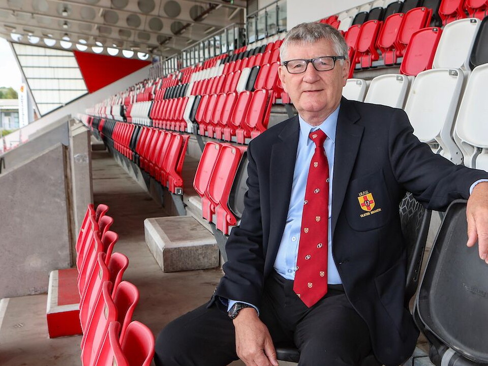 Denis Gardiner of Larne RFC has been elected the 126th president of the IRFU Ulster branch at the province's AGM meeting.