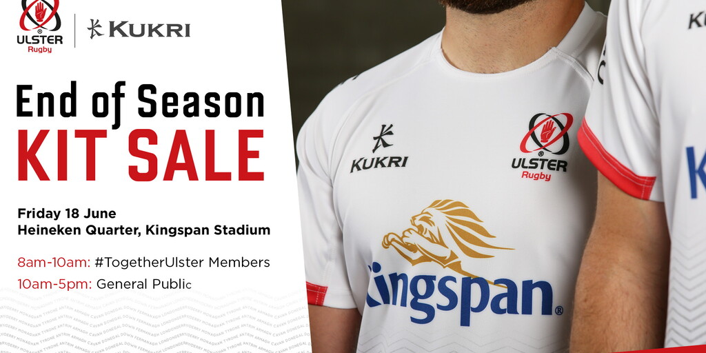 Ulster Rugby Kit Sam End of Season Kit Sale | Ulster Rugby